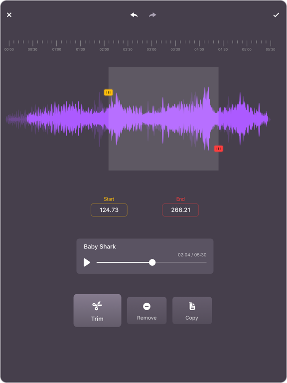 Audio editor - Mp3 cutter