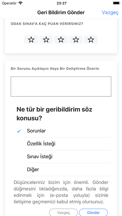 Odak Sınav Screenshot