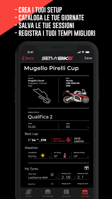 SetMyBike Screenshot