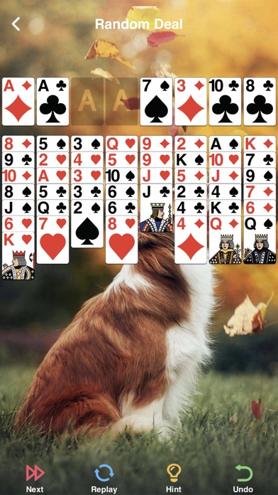 FreeCell Solitaire Poker Game Screenshot