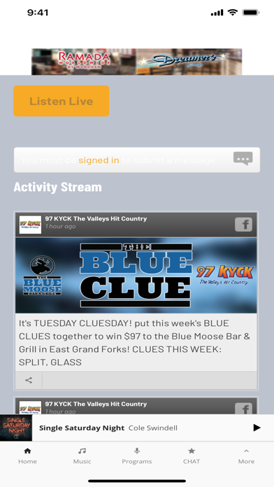 97 KYCK FM Screenshot