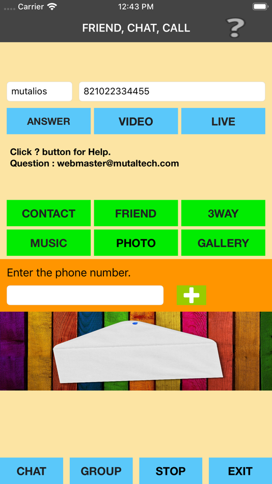 #1. Unicall - Universe call (iOS) 由: Korea MutalTech, Inc.