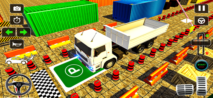 Cargo Truck Parking Driver