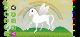 Game screenshot Unicorn Coloring dressup hack