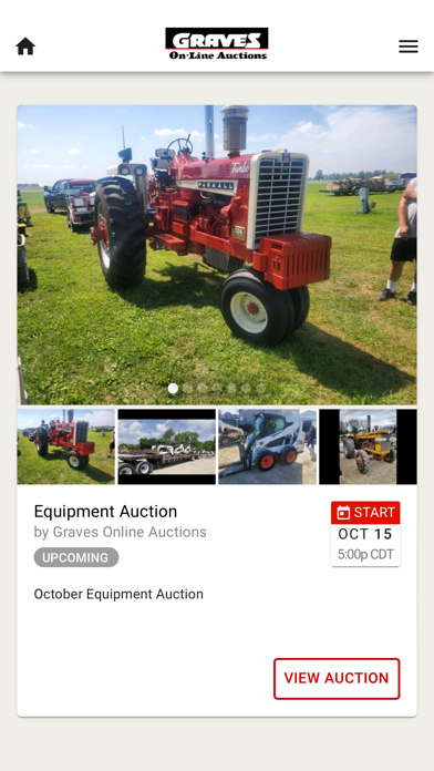 Graves Online Auctions Screenshot