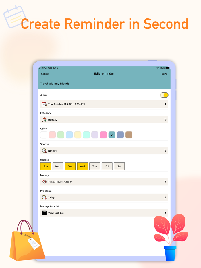 Due Alarms Reminders  Timers