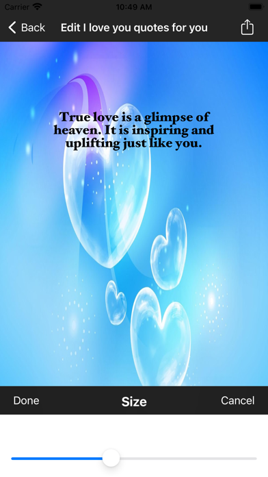 I love you quotes for you Screenshot