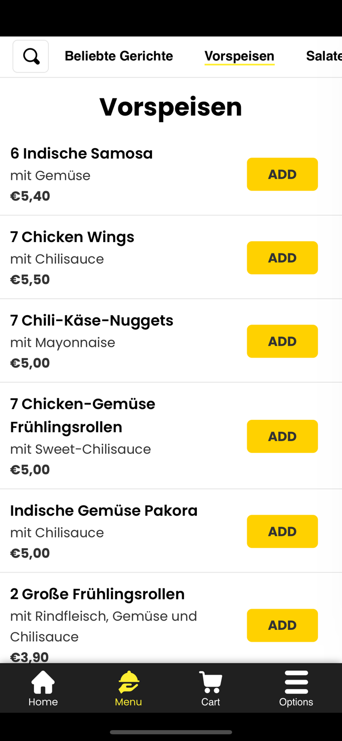 Lovely Pizza and Indischer Curry