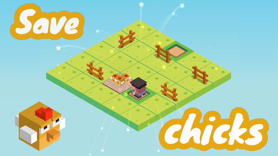 #2. Zombie Puzzle: Save the Chicks (iOS) 由: Artem Lanin