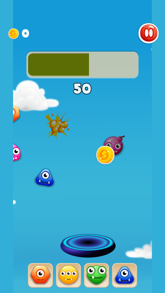 #3. Monster Fling (iOS) 来自: Adknown