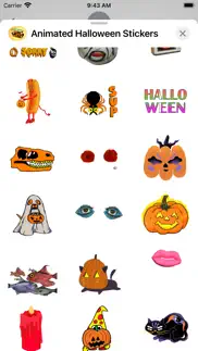 animated halloween stickers iphone screenshot 3