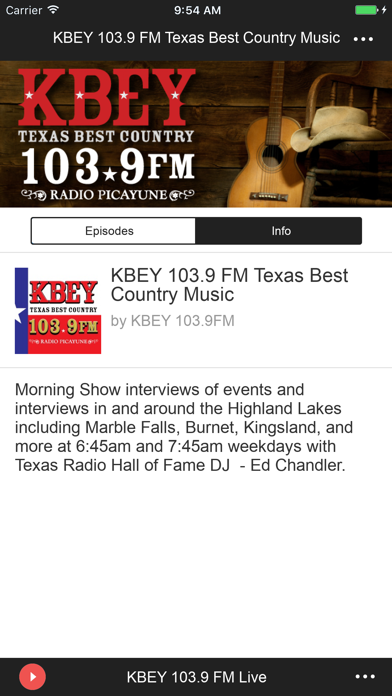 Screenshot #2 pour KBEY 103.9FM Live Stream