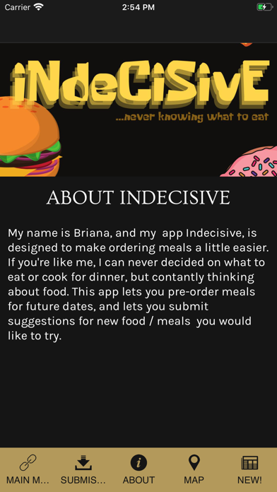 Indecisive...the food app Screenshot