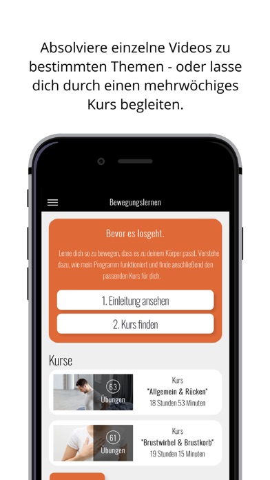 Bewegungslernen - Übungen Screenshot
