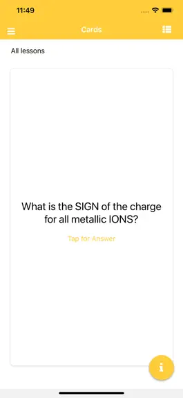 Game screenshot Chemistry Flashcards apk
