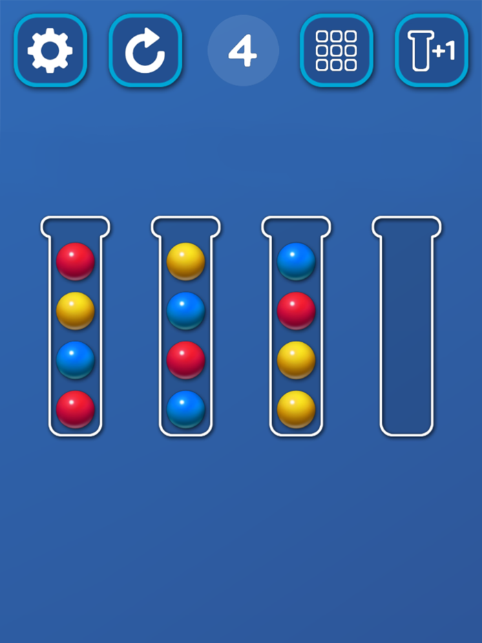 Sort Ball Arrange Color Tubes