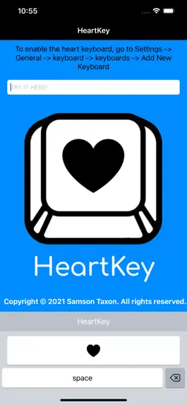 Game screenshot HeartKey - Keyboard mod apk