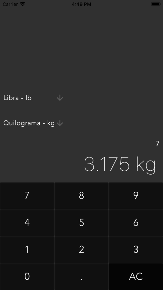 #1. Conversor de medidas e valores (iOS) 由: Matheus Estoque