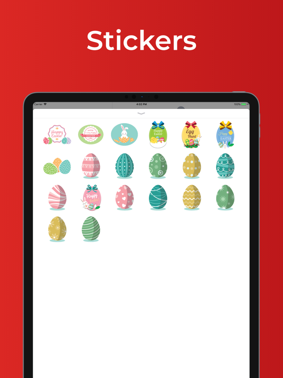 Screenshot #4 pour Happy Easter stickers & emoji