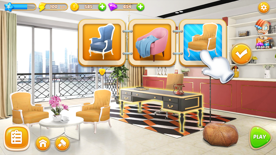 #4. Merge Dream - Home Design (iOS) Podle: CSC Studio
