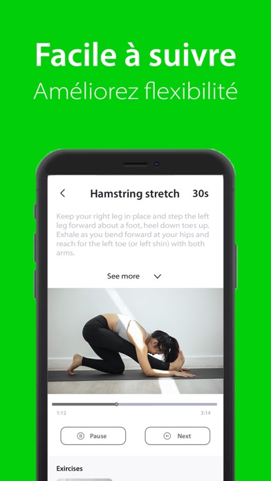 Screenshot #3 pour Stretching app Split training