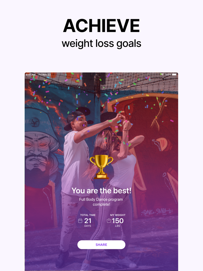 Organic Dance Weight Loss App