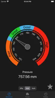 atmobarometer iphone screenshot 2