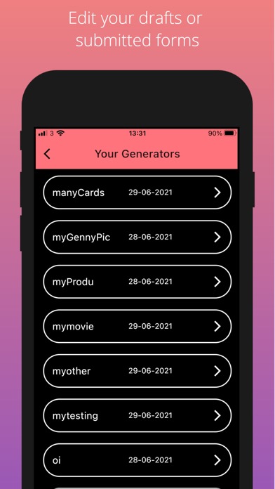 The Generator Project Screenshot