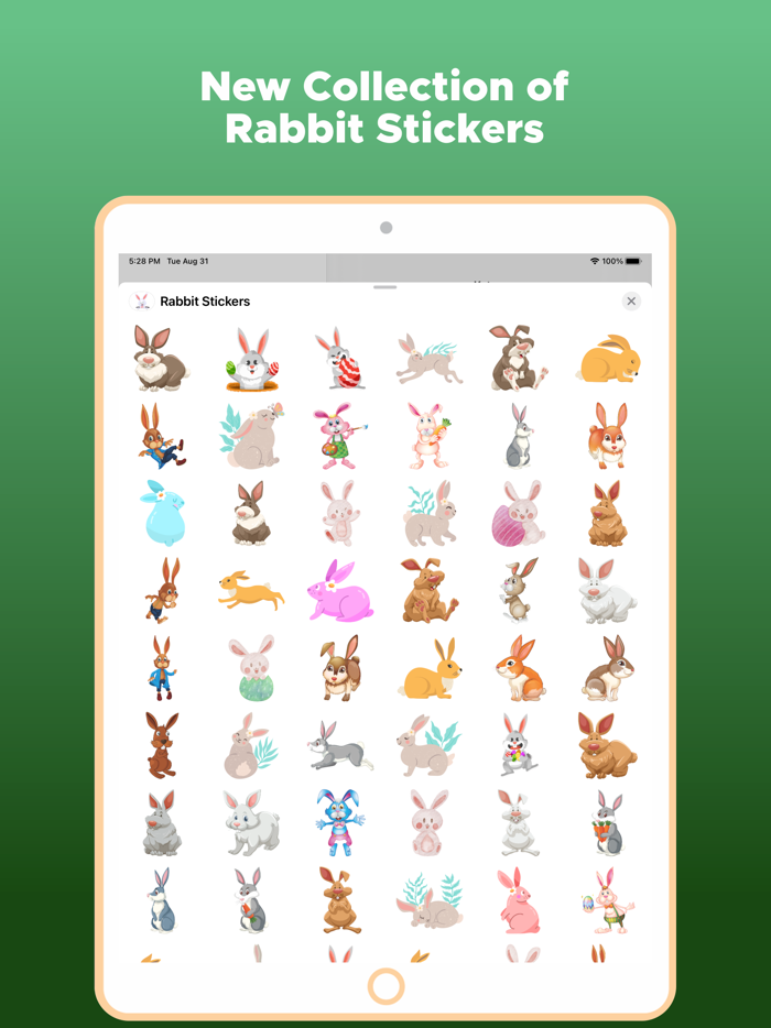 Rabbit Stickers Emojis
