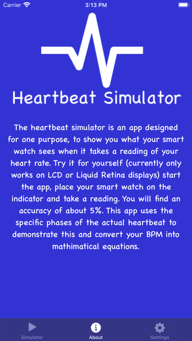 Heart Beat Simulator Screenshot