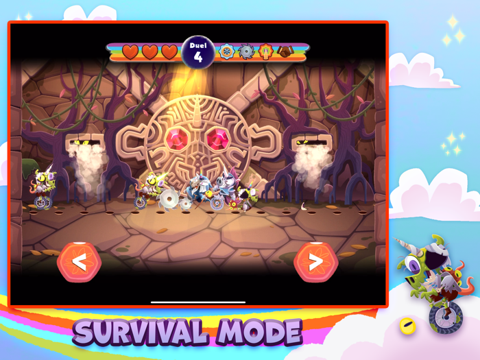 Unicorns on Unicycles