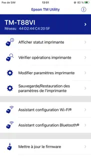epson tm utility iPhone Captures Décran 1