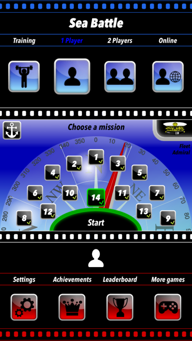 Sea Battle Board Game Screenshot