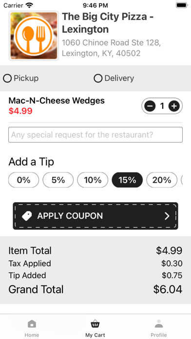 The Big City Pizza Company Screenshot