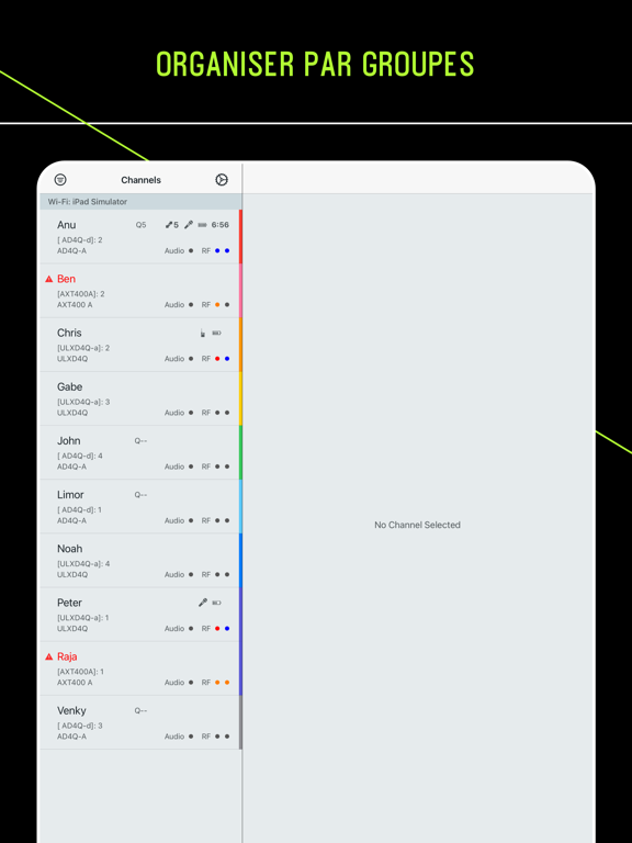 Screenshot #6 pour ShurePlus Channels