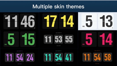 Flip Clock+ ホーム画面デジタル時計ウィジェットのおすすめ画像4