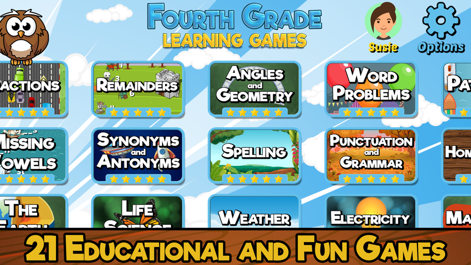Fourth Grade Learning Games - 6.8 - (iOS)