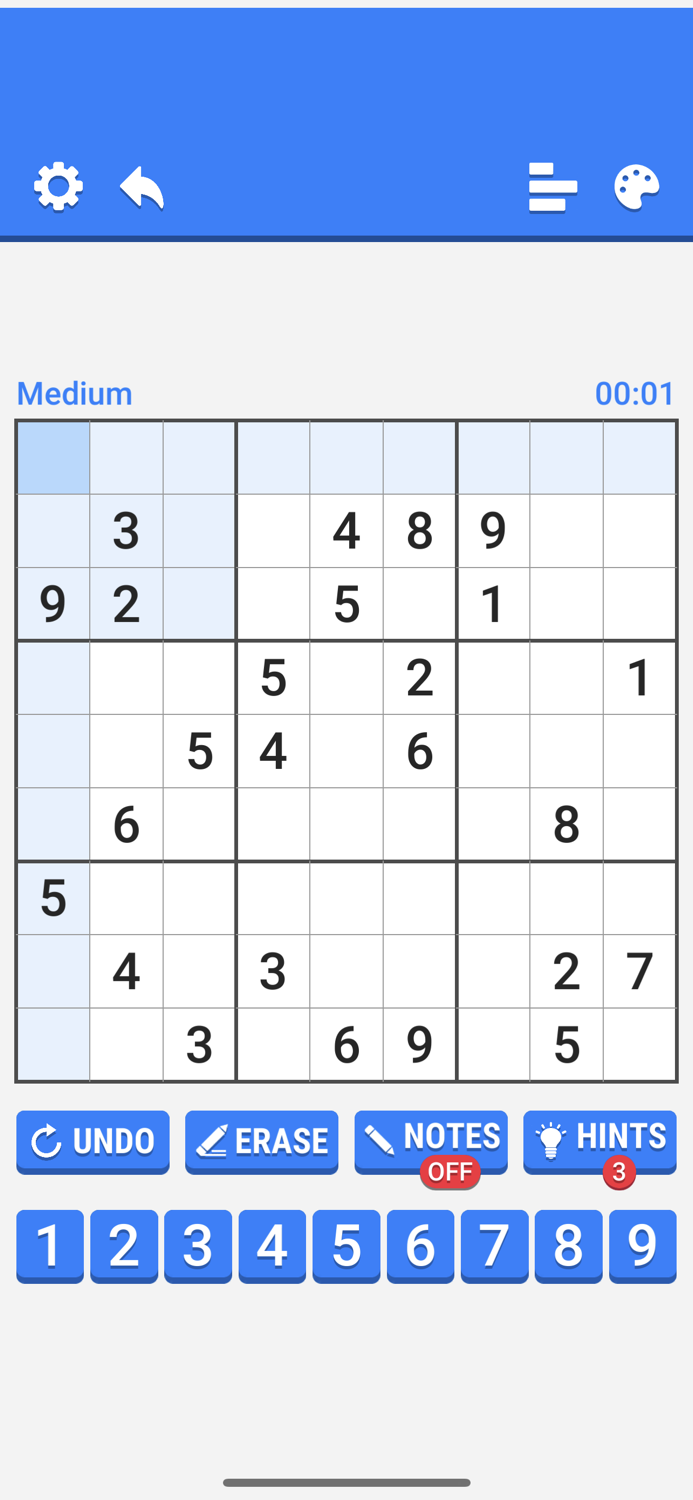 Sudoku  Expert Puzzle