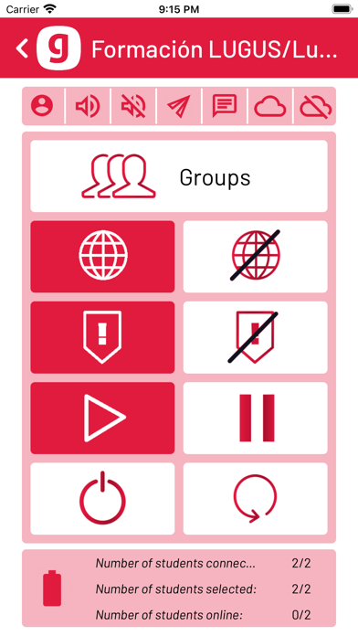 Lugus Remote Control Screenshot