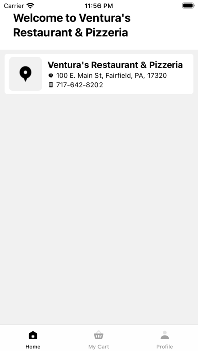 Ventura's Restaurant Screenshot