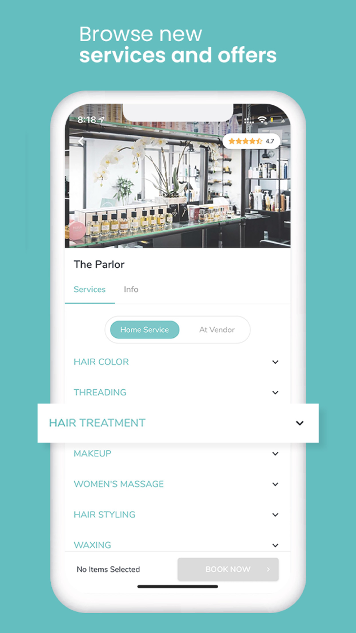 Bookr for salons and spas