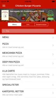 chicken burger pizzaria iphone screenshot 1