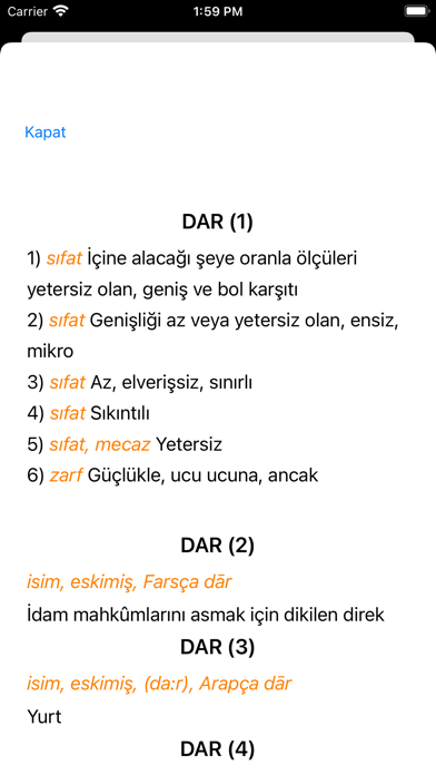 Kelime Tüyo - Sözlük Screenshot