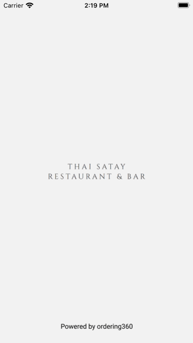 Thai Satay Restaurant Screenshot