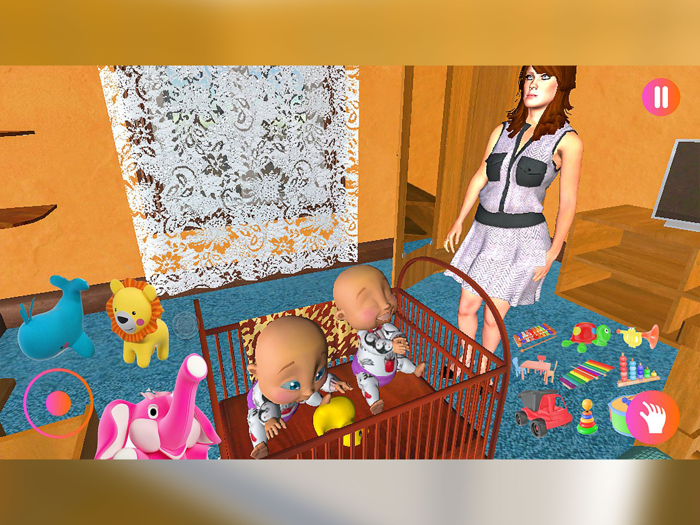 Twin Baby NewBorn Mother Games