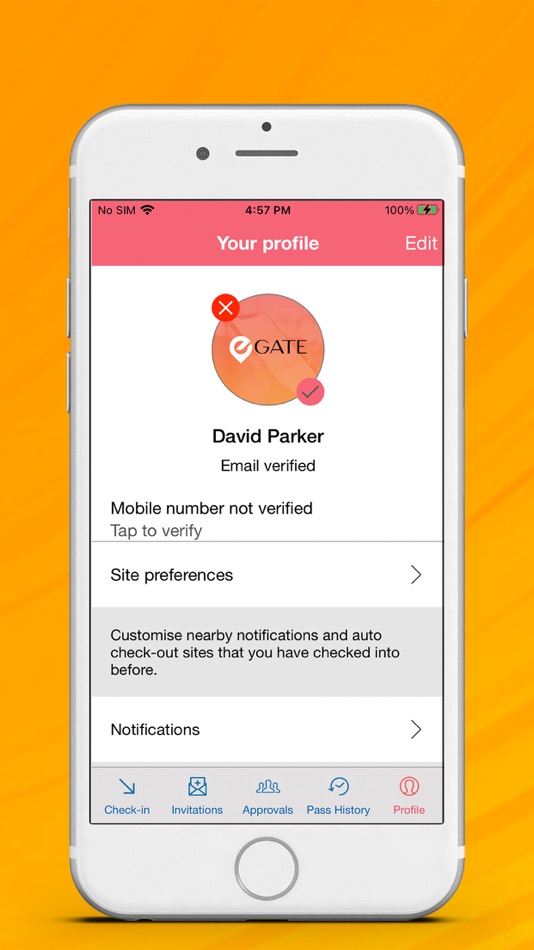 #4. EGate App (iOS) 由: Sunny Chawla