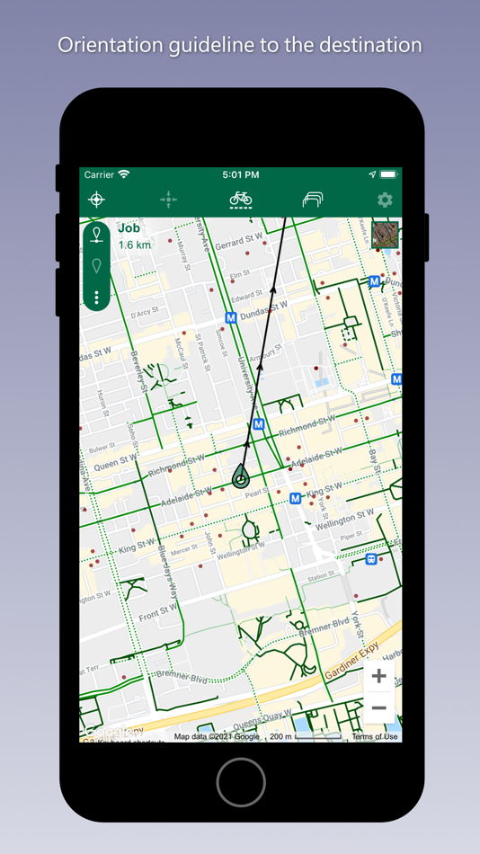 #2. Bike Path Toronto (iOS) 来自: Sergi Palomares Redon