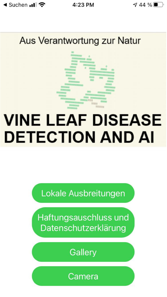 #3. Vine Leaf Disease and AI (iOS) Podle: Maria-Theresa Licka
