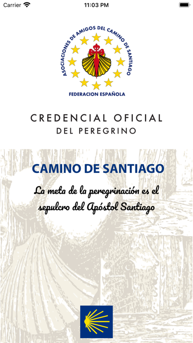 Credencial Digital Peregrino Screenshot