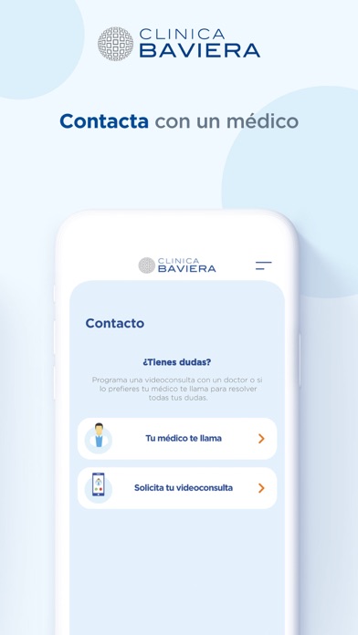 Área paciente Clinica Baviera Screenshot